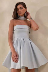 Bruna | Light Blue Chiffon Scarf