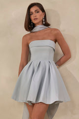 Bruna | Light Blue Chiffon Scarf