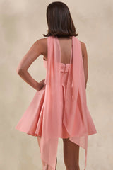 Bruna | Light Pink Chiffon Scarf