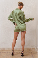 Persistence | Olive Tailored Shorts